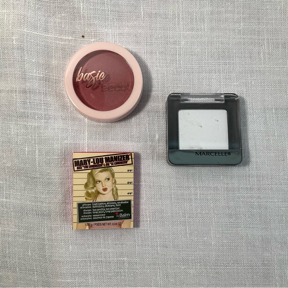 Makeup Trio - Blush, Shadow, Highlighter